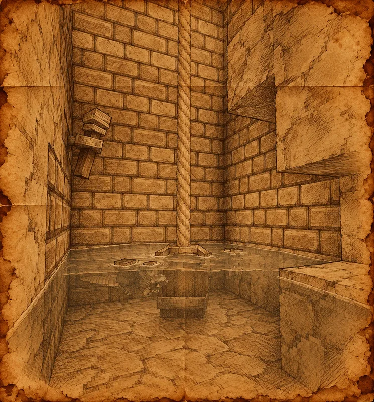 Der verseuchte Wasserkanal am Dorfbrunnen